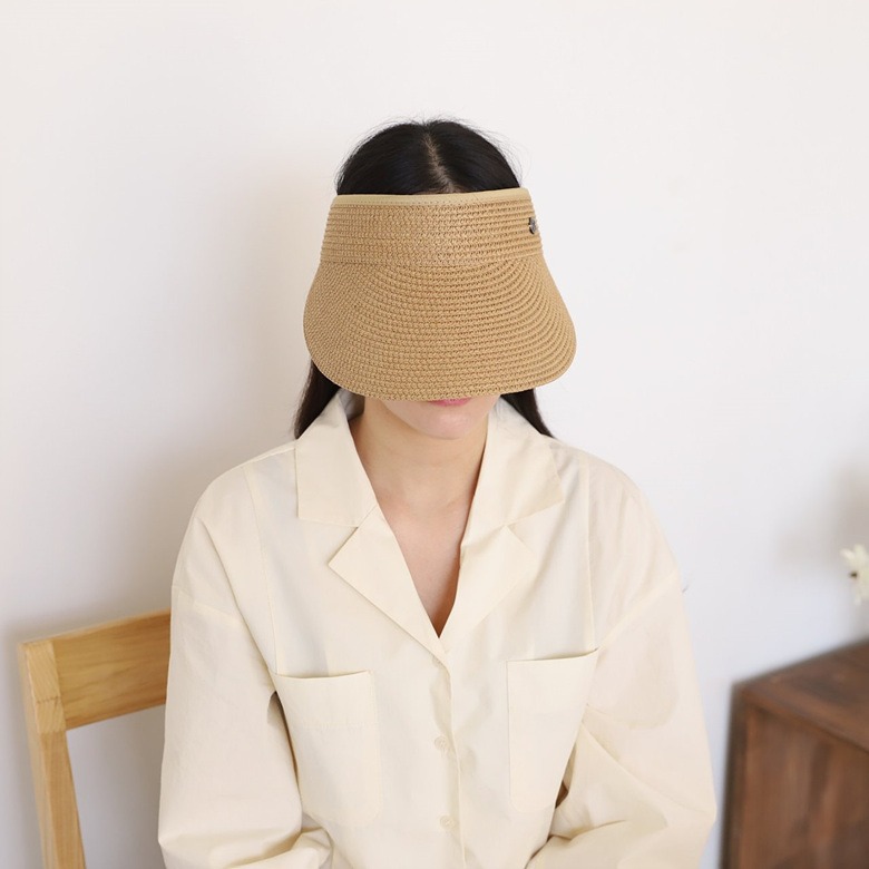 여성 자외선 UV 차단 지사 썬캡 모자